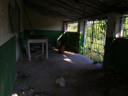 Una casa de personas desplazadas en Sinaloa.