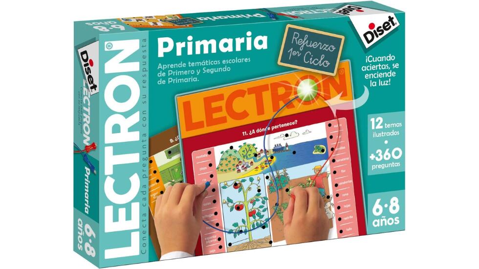 Este juego educativo incluye las pilas necesarias.