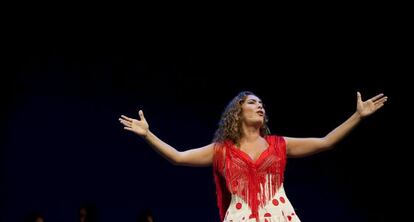 La cantaora Estrella Morente, en una actuación.