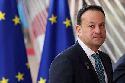 Ireland's Prime Minister (Taoiseach) Leo Varadkar attends the European leaders summit in Brussels, Belgium February 9, 2023.