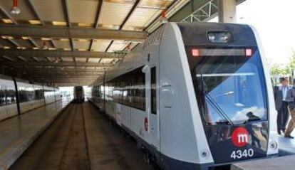 Una de las l&iacute;neas de Metrovalencia. 