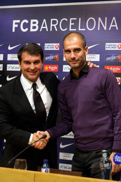 Laporta y Guardiola