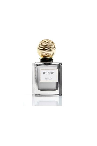 Agua de colonia Ambré Gris de Balmain. Envase de 75 ml. Precio: 68 €