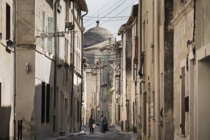 Vista del centro de Beaucaire.