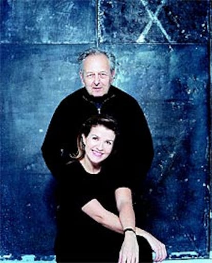 André Previn y Anne-Sophie Mutter.
