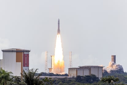 Despegue del ‘Ariane 6’ el 9 de junio, en la Guayana francesa.