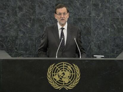 Rajoy habla ante Naciones Unidas.