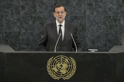 Rajoy habla ante Naciones Unidas.