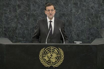 Rajoy habla ante Naciones Unidas.