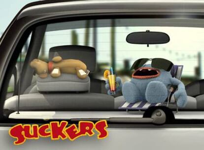 Los protagonistas de <i>Suckers,</i> producción española de animación.