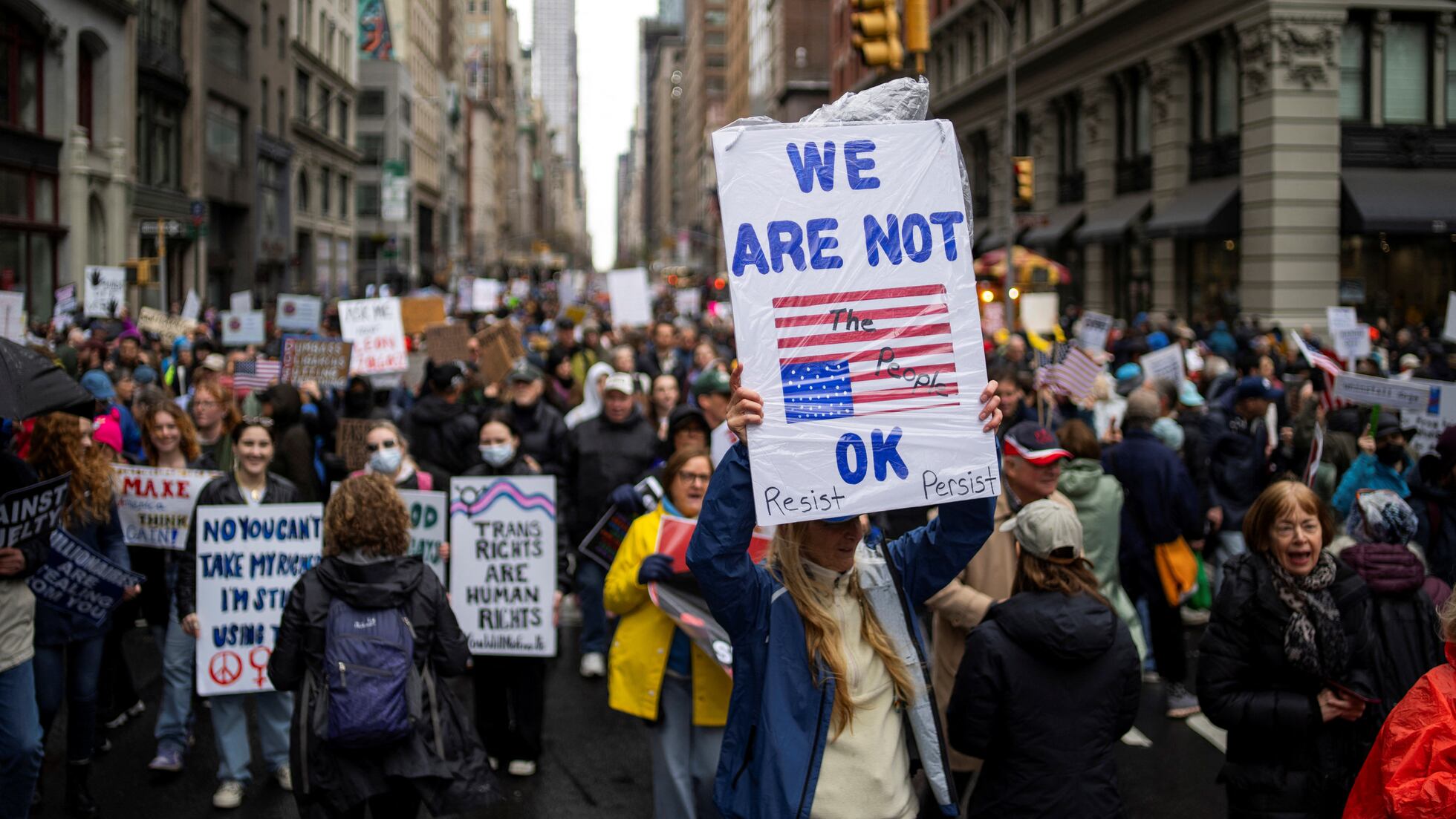 Las protestas contra Donald Trump y Elon Musk en Estados Unidos, en ...