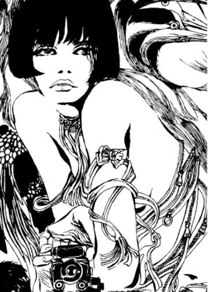 Valentina, hero&iacute;na de las vi&ntilde;etas de Guido Crepax.