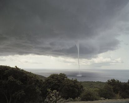 Un tornado en la Pantelleria, Italia, 2007.