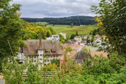 Vista de la localidad suiza de Le Locle, donde tienen su sede múltiples relojeras.