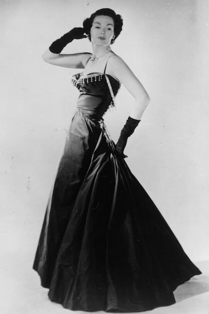 La modelo británica Barbara Goalen, una de las primeras en lucir el New Look.