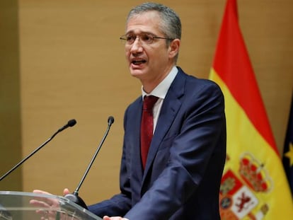 El gobernador del Banco de España, Pablo Hernández de Cos.