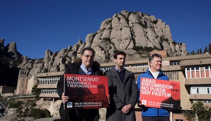 Juan Cuatrecasas, Miguel Hurtado i Peter Staunders, aquest diumenge al Monestir de Montserrat.