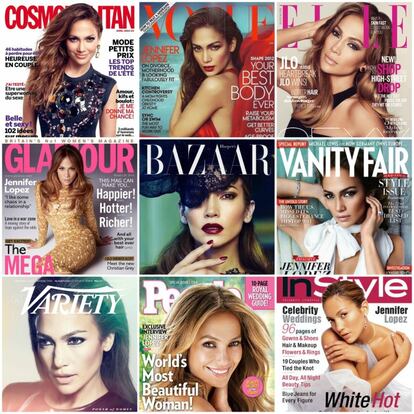 Como una de las mujeres más poderosas de la industria del entretenimiento, Jennifer Lopez ha sido portada de las principales revistas.