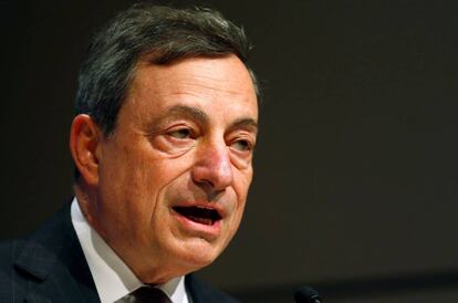 Mario Draghi, presidente del BCE. 