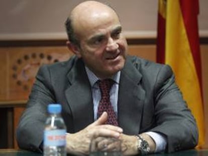 El ministro de Economía y Competitividad, Luis de Guindos