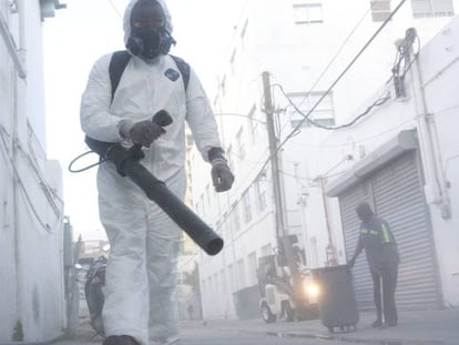 Fumigación el pasado agosto en Miami Beach, Florida, para controlar la propagación de mosquitos.