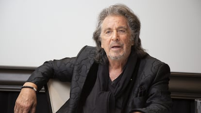 Al Pacino em 19 de fevereiro, na apresentação de ‘Hunters’ em Beverly Hills.