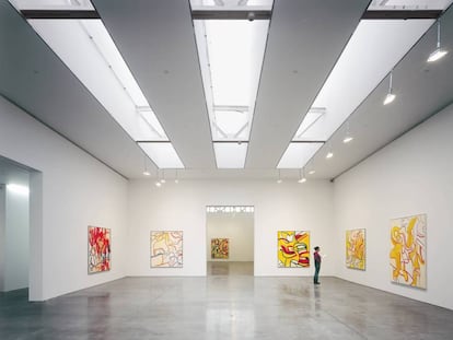 Interior de la galería Gagosian en Chelsea