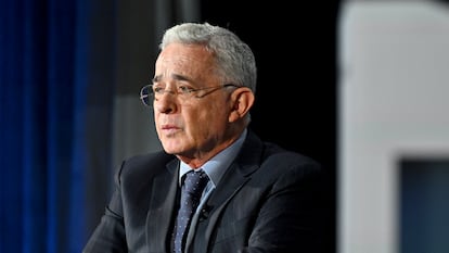 Álvaro Uribe, el 8 de abril de 2022, en Kentucky, Estados Unidos.