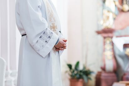 Un sacerdote, en una imagen de archivo.