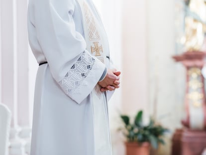 Un sacerdote, en una imagen de archivo.