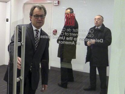 El presidente de la Generalitat, Artur Mas, en Nueva York.