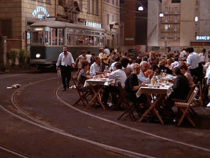 El tramvia del film 'Roma' de Fellini.
