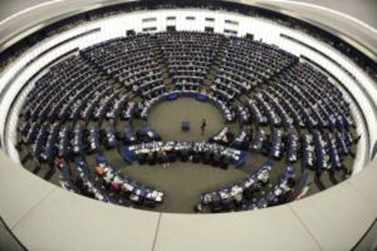 Vista general de una votación durante una sesión plenaria del Parlamento Europeo en Estrasburgo. EFE/Archivo