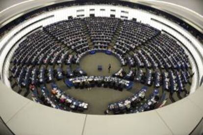 Vista general de una votacin durante una sesin plenaria del Parlamento Europeo en Estrasburgo. EFE/Archivo