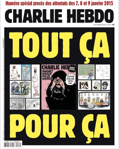 Portada del último número de 'Charlie Hebdo'.