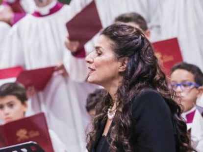 La &#039;mezzosoprano&#039; Cecilia Bartoli.