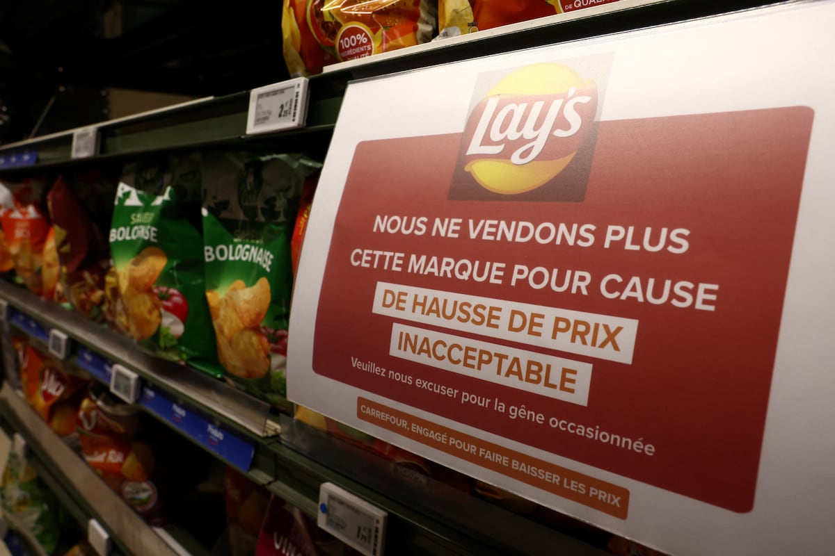 Carrefour deja de vender Pepsi y Lay’s en Francia y apunta a España por las constantes subidas de precios