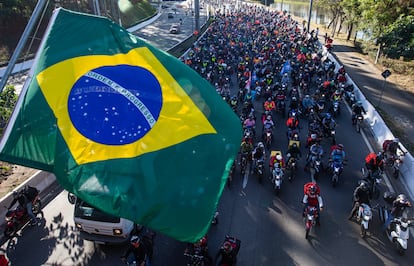 protesta de trabajadores en brasil