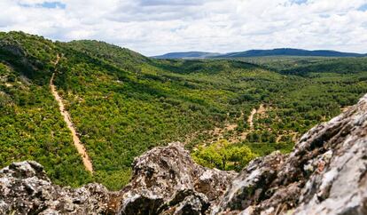 Reserva del Cíjara, paisaje del interior de La Siberia.