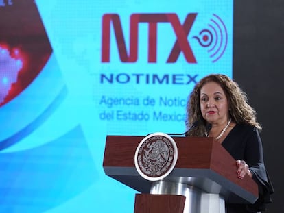 La periodista mexicana Sanjuana Martínez, directora de Notimex.