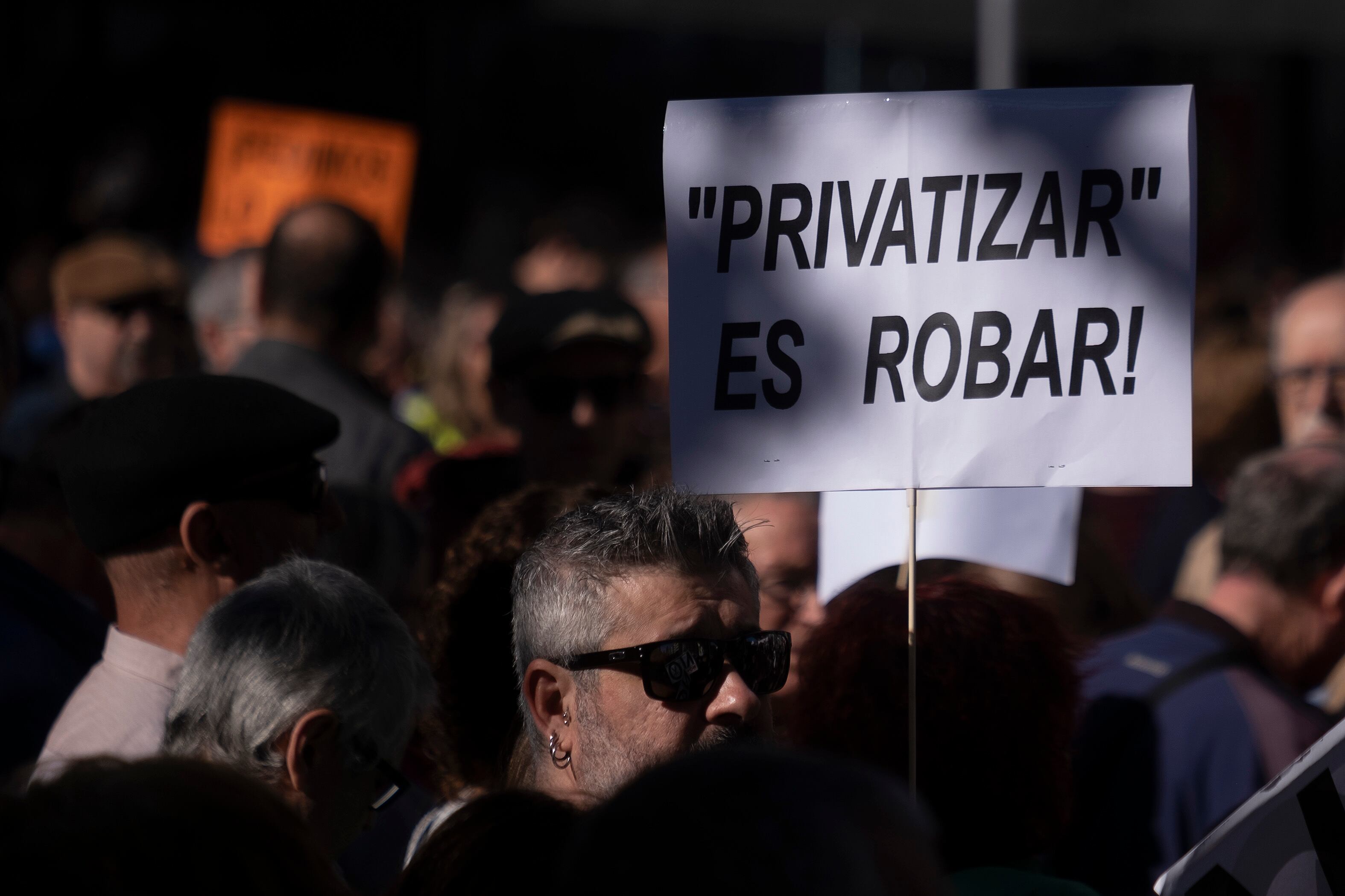 Manifestación en defensa de una sanidad pública calidad en Sevilla en 2022.