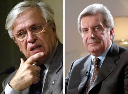 Joan Clos, ministro de Industria (izquierda), y Fulvio Conti, consejero delegado de Enel.