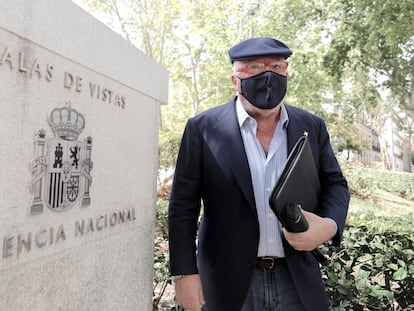 El comisario jubilado José Manuel Villarejo, a su salida de la Audiencia Nacional el pasado miércoles.