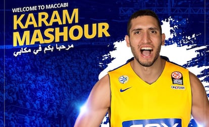 Imagen subida en el Twitter del Maccabi.