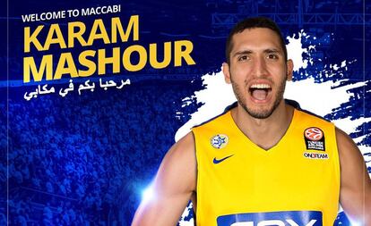 Imagen subida en el Twitter del Maccabi.