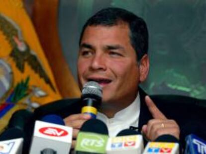 El presidente ecuatoriano, Rafael Correa, anunció el pasado jueves su decisión de poner fin al proyecto ambientalista ante la desidia de la comunidad internacional para hacerse "corresponsable" de la iniciativa que buscaba dejar sin explotar los campos petrolíferos Ishpingo, Tambococha y Tiputini, situados en el Yasuní. EFE/Archivo