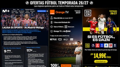 Los operadores encarecen hasta un 5% el precio del fútbol en televisión ante el arranque de LaLiga