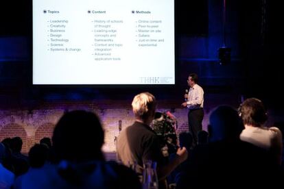 The Amsterdam School of Creative Leadership (THNK) ofrece formación para potenciar la imaginación del directivo.