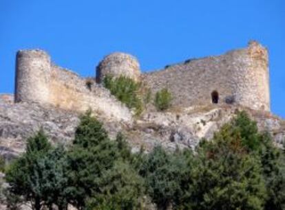 El famoso castillo de Aguilar de Camp&oacute;o.