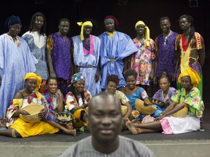 El ballet senegal&eacute;s Jammu. 